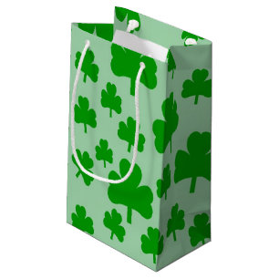 Sacola Para Presentes Pequena Campo de Shamrocks Gift Bag