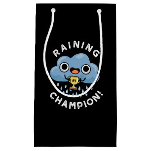 Sacola Para Presentes Pequena Cânhamo Engraçado Chuva Engraçada Nuvem Negra BG