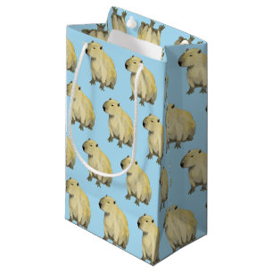 Sacola Para Presentes Pequena Capybara