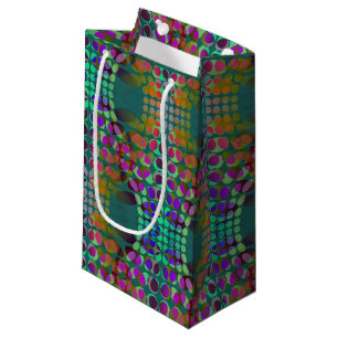 Sacola Para Presentes Pequena Cargo Ordenado Papel de parede colorido + sua idei