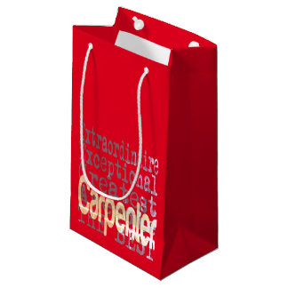 Sacola Para Presentes Pequena Carpinteiro Extraordinário