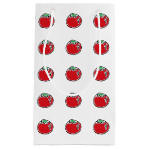 Sacola Para Presentes Pequena Cartoon Cheery Cherry Tomato