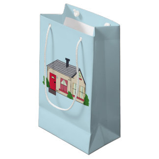 Sacola Para Presentes Pequena Casa Aconchegante