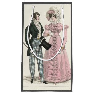 Sacola Para Presentes Pequena Casal Antigo Casamento 1823 Homem Mulher Moda