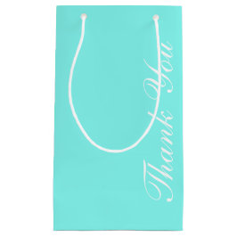 Sacola Para Presentes Pequena casamento azul-turquesa-azul-do-ovo de robin