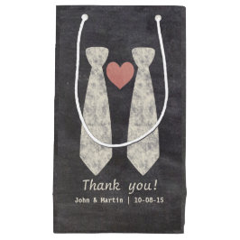 Sacola Para Presentes Pequena Casamento com Gay de quadro de Casando LGBT