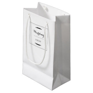 Sacola Para Presentes Pequena Casamento Personalizado Elegante Presente Moderno 
