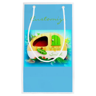 Sacola Para Presentes Pequena Casas minúsculas personalizadas Thunder_Cove