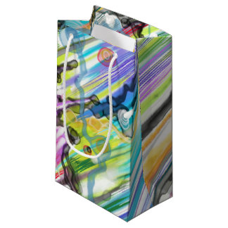 SACOLA PARA PRESENTES PEQUENA CATEGORIA CINCO SUANDO DESIGN ABSTRATO ART