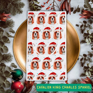 Sacola Para Presentes Pequena Cavalier King Charles Spaniel Raça de Cão Natal
