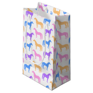 Sacola Para Presentes Pequena Cavalo - Cavalo - Cavalo - Cavaleiro Equestre Colo