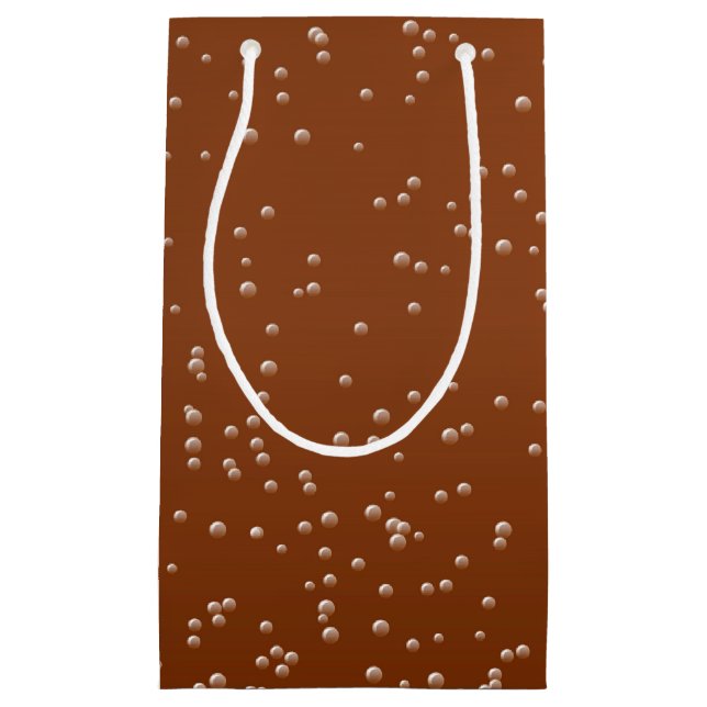 Sacola Para Presentes Pequena Cerveja Raiz com Bolhas Pequenas (Frente)