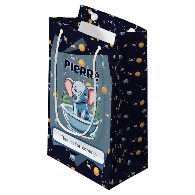 Sacola Para Presentes Pequena chá de bebê (Frente inclinada)