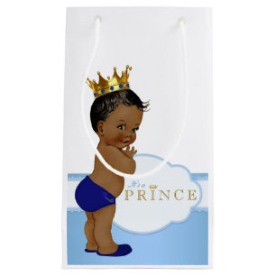 Sacola Para Presentes Pequena Chá de Bebê Príncipe