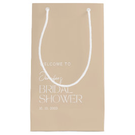 Sacola Para Presentes Pequena Chá de Noiva Simples de Boas Vindas/Obrigado