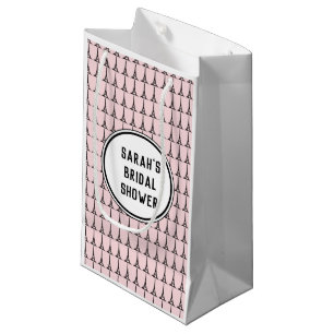 Sacola Para Presentes Pequena Chá de panela personalizado Torre Eiffel Paris