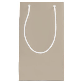 Sacola Para Presentes Pequena Chalkboard Snowman Khaki