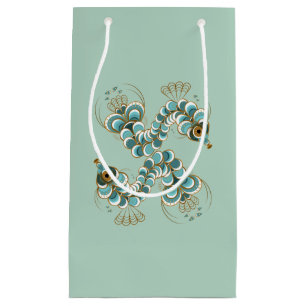 Sacola Para Presentes Pequena Chimera - Peacock Seacavalo - Pequeno Saco Present