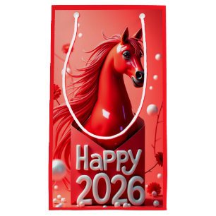 Sacola Para Presentes Pequena Chinês personalizado novo ano 2026