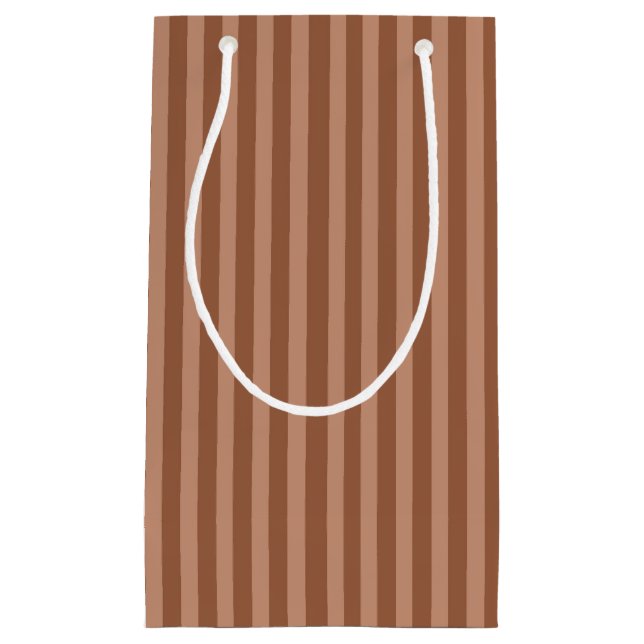 Sacola Para Presentes Pequena Choco Café Pequeno Saco para Presentes (Frente)