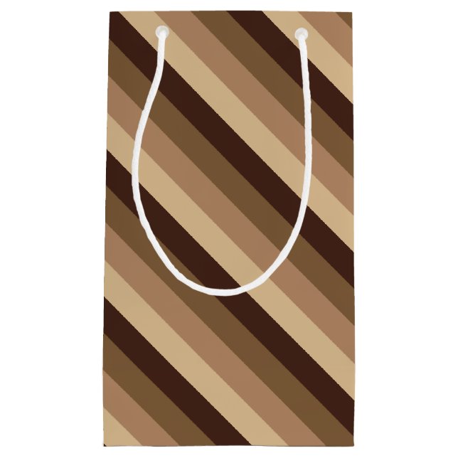 Sacola Para Presentes Pequena Chocolate ao Leite (Frente)