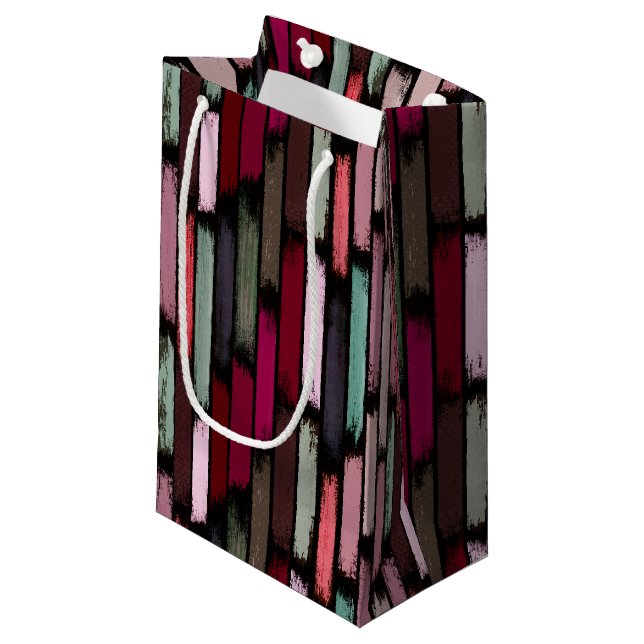 Sacola Para Presentes Pequena Chuva de cores 3 (Frente inclinada)