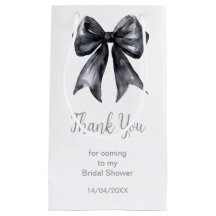 Chuveiro de Noiva Laço Coquete Preto