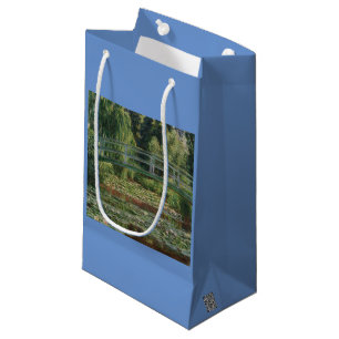 Sacola Para Presentes Pequena Claude Monet Japonês Pegbridge & Water Lily Piscin