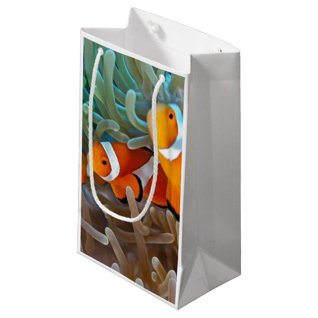Sacola Para Presentes Pequena Clownfish (Frente inclinada)