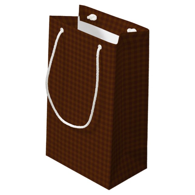 Sacola Para Presentes Pequena Coll.-GINGHAM 02-GIFT BAG (Verso inclinado)