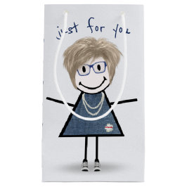 Sacola Para Presentes Pequena Coloque a figura nos tênis