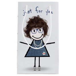 Sacola Para Presentes Pequena Coloque a figura nos tênis