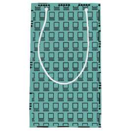 Sacola Para Presentes Pequena Computadores repetitivos