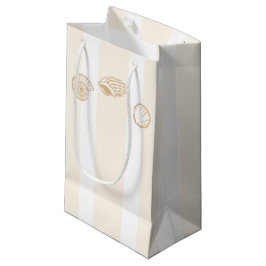 Sacola Para Presentes Pequena Conchas & Sininhos de Casamento Chá de Noiva