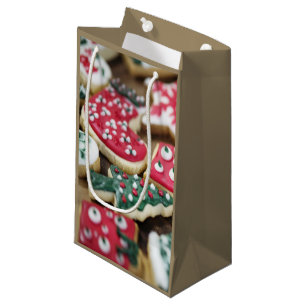 Sacola Para Presentes Pequena Cookies de Natal