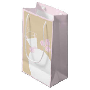 Sacola Para Presentes Pequena Cor-de-rosa rosa-rosa-casado
