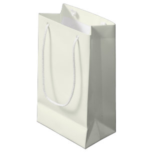 Sacola Para Presentes Pequena Cor Sólida do Marfim