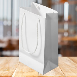 Sacola Para Presentes Pequena Cor Sólida Pura e Branca