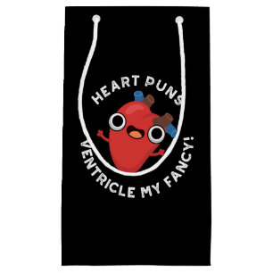 Sacola Para Presentes Pequena Coração Puns Ventrículo Minha Anatomia do Rico Pun