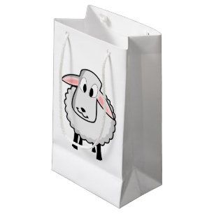 Sacola Para Presentes Pequena Cordeiro bonito