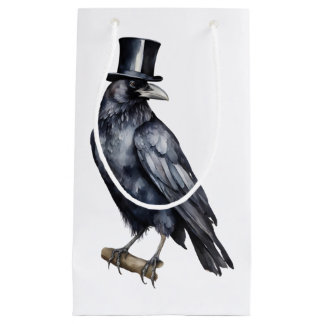 Sacola Para Presentes Pequena Corvo