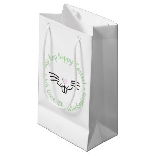 Sacola Para Presentes Pequena Costume de desenho animado engraçado de bunny fofo