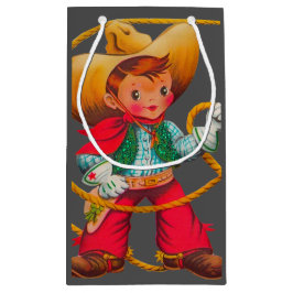 Sacola Para Presentes Pequena Criança de Criança de Garoto Retroativo, Cuja Fama