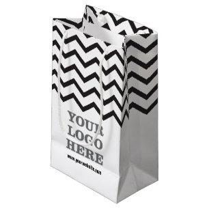 Sacola Para Presentes Pequena Criar seu próprio logotipo