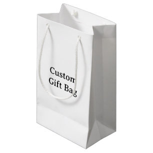 Sacola Para Presentes Pequena Crie Seu Próprio Simples Personalizado 5”x3”x8.5” 