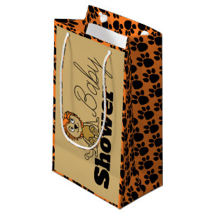 Sacola Para Presentes Pequena Cubo Lion Cubo, Chá de fraldas