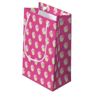 Sacola Para Presentes Pequena cupcakes decorados ilusima