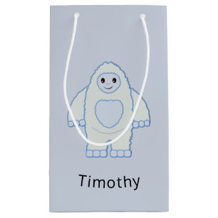 Sacola Para Presentes Pequena Cute Baby Yeti