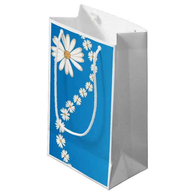 Sacola Para Presentes Pequena Daisies Gift Bag (Frente inclinada)