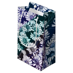 Sacola Para Presentes Pequena Daisy Flower Floral Gardenart
